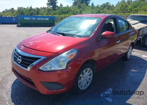 2018 Nissan Versa 1.6 Sv из США, поврежденный, VIN 3N1CN7AP4JL855293